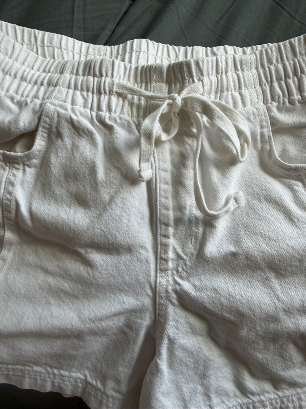 Universal Thread White High-Rise Drawstring Shorts - Picture 4 of 5